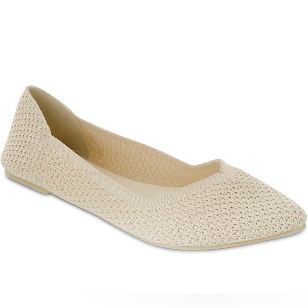 MIA Kerri Ballet Knit Flat Bone 9